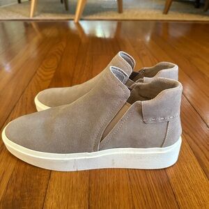 Neutral Dolce Vita suede bootie sneakers size 10
